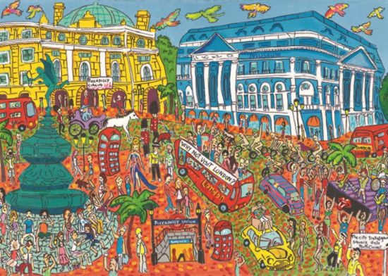 JUMBO Puzzle Piccadilly Circus, Londýn 1000 dílků - obrázek 1