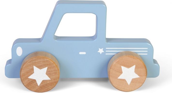 Little Dutch Dřevěné Pick-up autíčko modré - obrázek 1