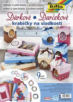 Dárkové krabičky na sladkosti a cukroví, 9 kusů - obrázek 1