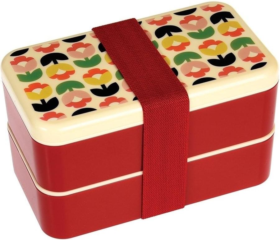 Dětský svačinový box s příborem Tulip Bloom Adult Bento Box uni - obrázek 1