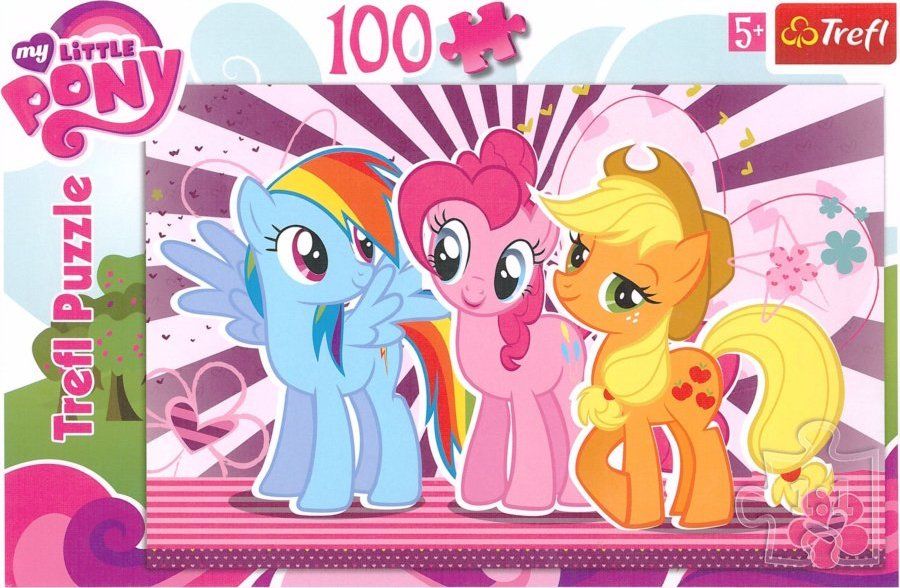 TREFL Puzzle My Little Pony: Tři přátelé 100 dílků - obrázek 1