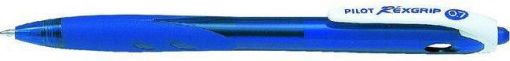 Kuličkové pero "Rexgrip", modré tělo, 0,27mm, modrá, PILOT - obrázek 1