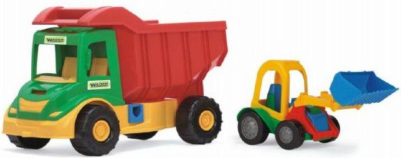 Teddies Auto multitruck s nakladačem plast 37cm - obrázek 1