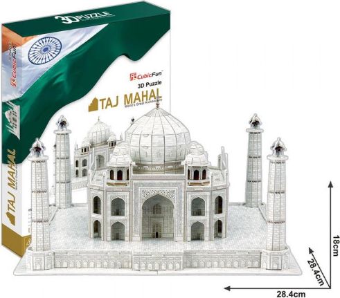CUBICFUN 3D puzzle Taj Mahal 87 dílků - obrázek 1