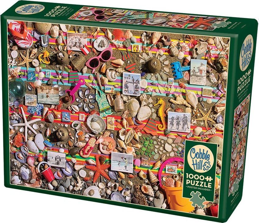 COBBLE HILL Puzzle Plážová scéna 1000 dílků - obrázek 3