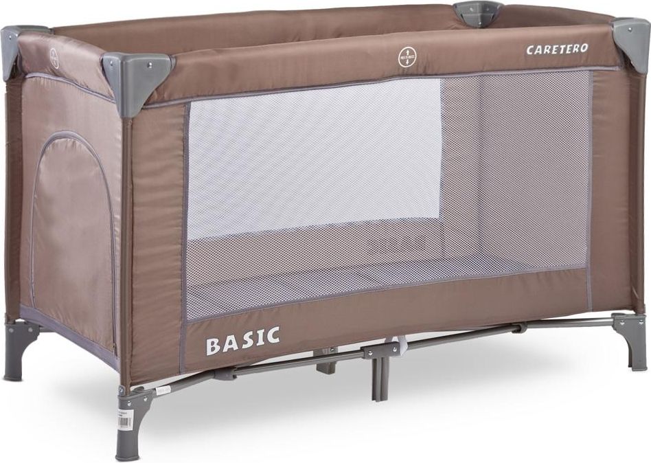 Cestovní postýlka CARETERO Basic 2016 brown - obrázek 1