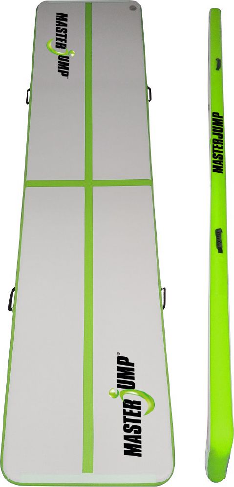 Airtrack MASTERJUMP nafukovací žíněnka 300 x 100 x 10 cm - zelená - obrázek 1
