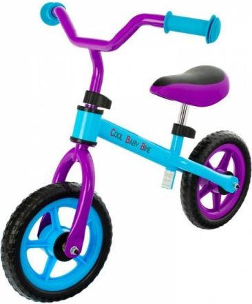 Euro Baby Dětské odrážedlo, kolo Cool Baby - fialovo/modré, kola 9.5", - obrázek 1