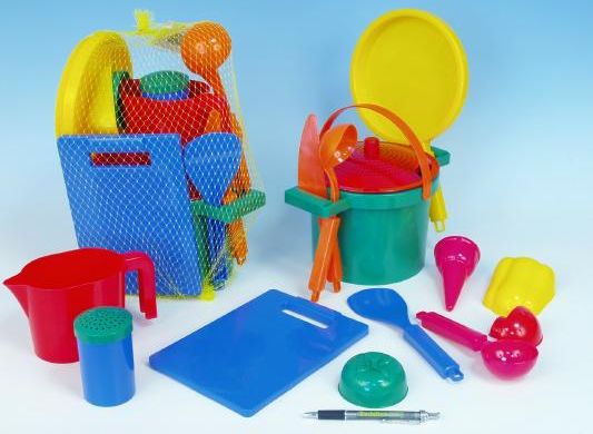 Sada na písek k vaření 14ks v síťce 30x22x20cm 24m+ - obrázek 2