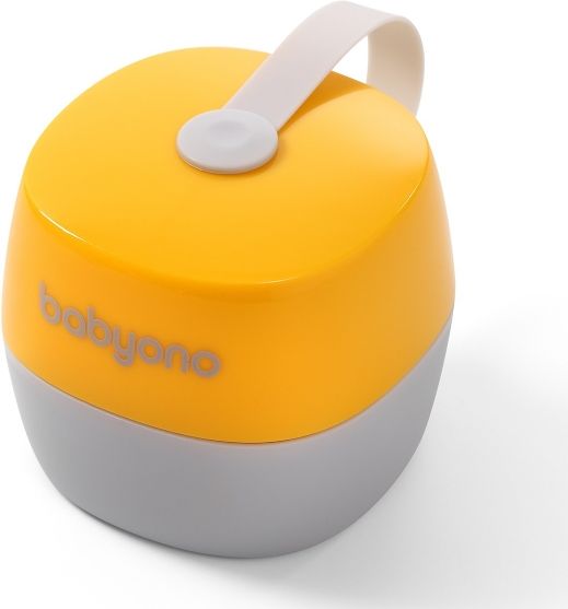 BabyOno BabyOno Pouzdro na dudlík Natural Nursing - žluté - obrázek 1