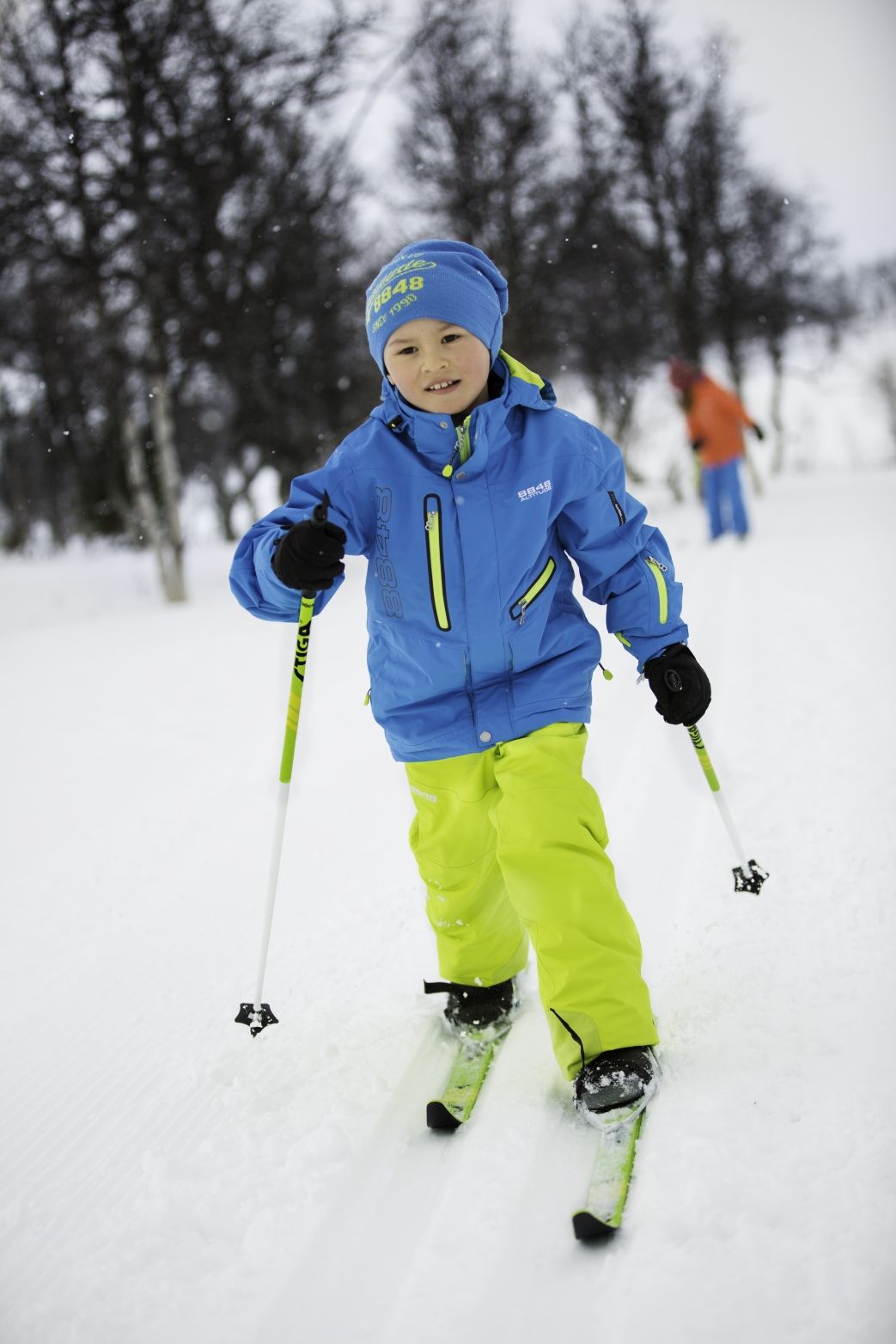 Dětské běžky STIGA Snow Fling 90 cm - černé - obrázek 4