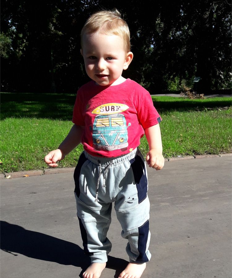 Smile chlapecké tepláky Cigit Kids - 98-104/Šedá melanž/97% přírodní bavlna, 3% elastan - obrázek 4