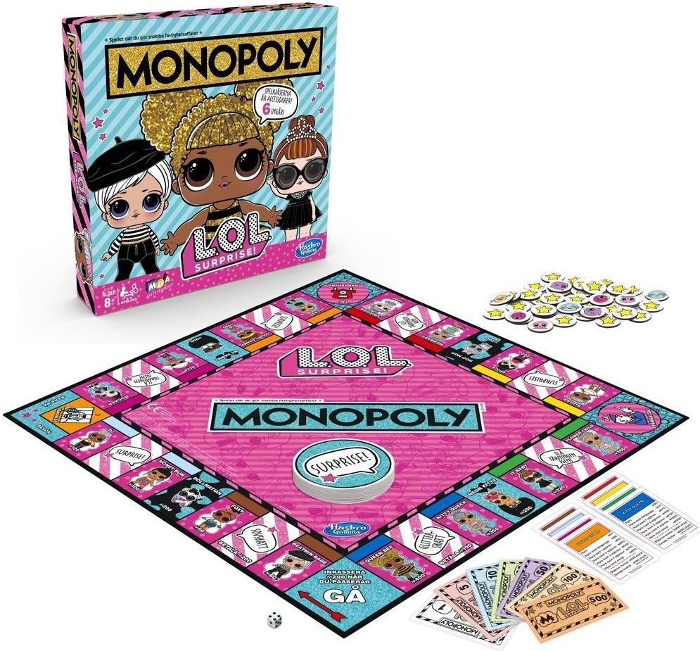 Hasbro Monopoly L.O.L. Suprise Anglická verze - obrázek 1