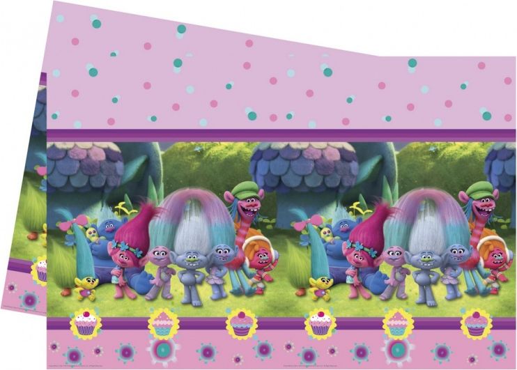 RAPPA PROCOS ubrus Trollové - Trolls 120x180 cm - obrázek 1