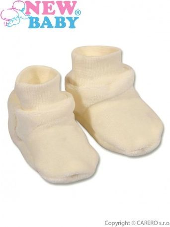 Dětské bačkůrky New Baby béžové, Béžová, 62 (3-6m) - obrázek 1