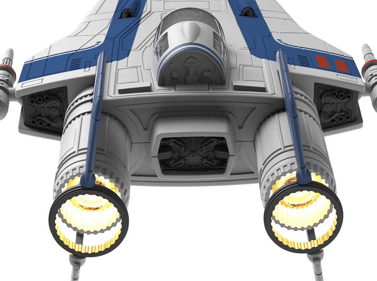 REVELL Build & Play SW 06762 - Resistance A-wing Fighter (modrý) - obrázek 4