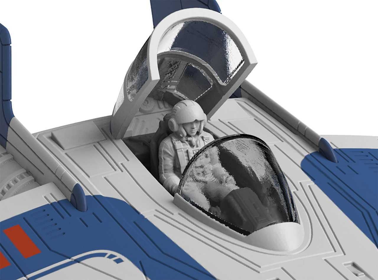 REVELL Build & Play SW 06762 - Resistance A-wing Fighter (modrý) - obrázek 5