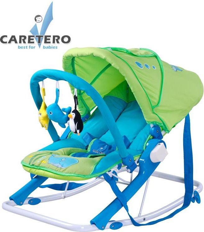 Dětské lehátko CARETERO Aqua green - obrázek 1