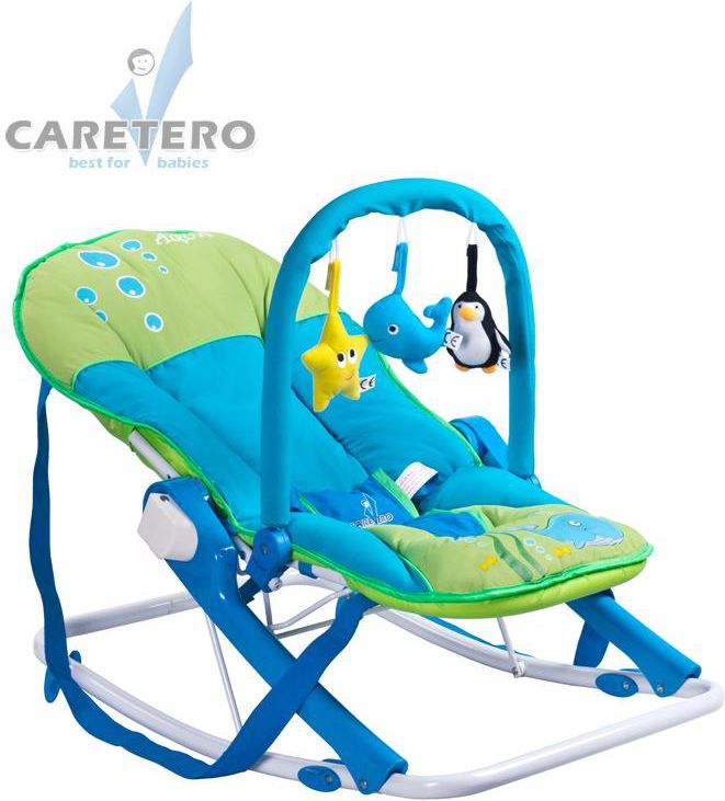 Dětské lehátko CARETERO Aqua green - obrázek 3