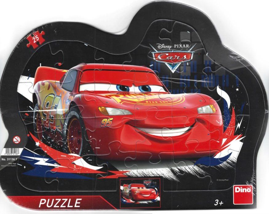 DINO Puzzle Auta: Blesk McQueen 25 dílků - obrázek 1