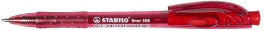 STABILO Liner 308 červená - obrázek 1