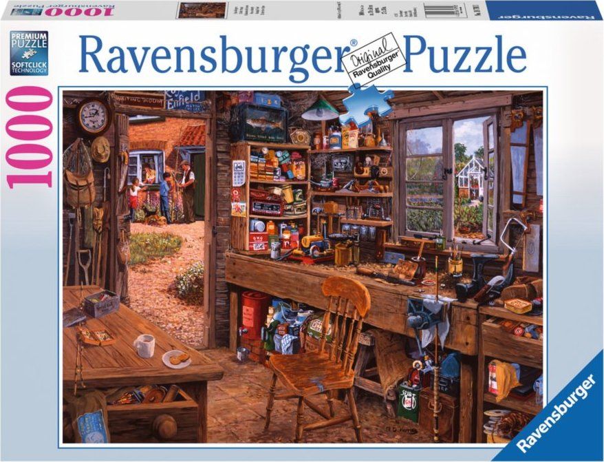 RAVENSBURGER Puzzle Dědečkova kůlna 1000 dílků - obrázek 2