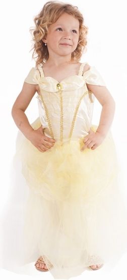 Dětský kostým Zlatá princezna (M) - obrázek 1
