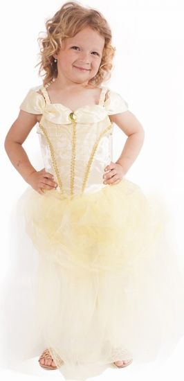 Dětský kostým Zlatá princezna (M) - obrázek 2