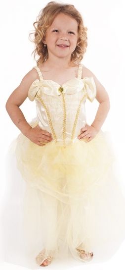 Dětský kostým Zlatá princezna (M) - obrázek 4