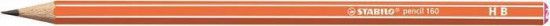 Grafitová tužka "Pencil 160", oranžová, HB, šestihranná, STABILO - obrázek 1