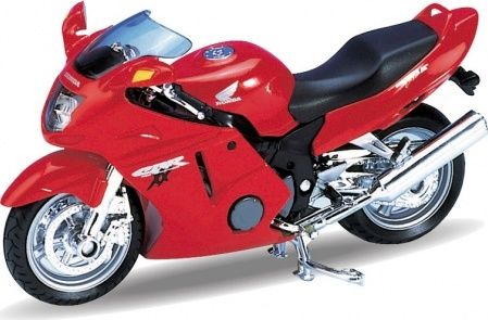Welly - Motocykl Honda CBR1100XX model 1:18 červená - obrázek 1