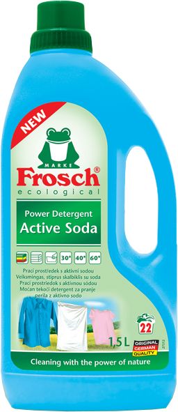 FROSCH Prací prostředek s aktivní sodou (EKO, 1500 ml) - obrázek 1