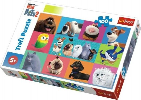 TREFL Puzzle Tajný život mazlíčků 2, 100 dílků - obrázek 1