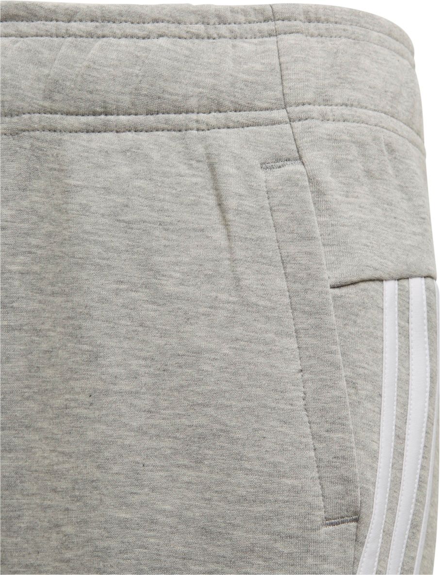 adidas Must Haves Doubleknit 3S Pant šedá 140 - obrázek 3
