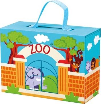 Bino Cestovní kufřík se zvířáky ZOO - obrázek 1