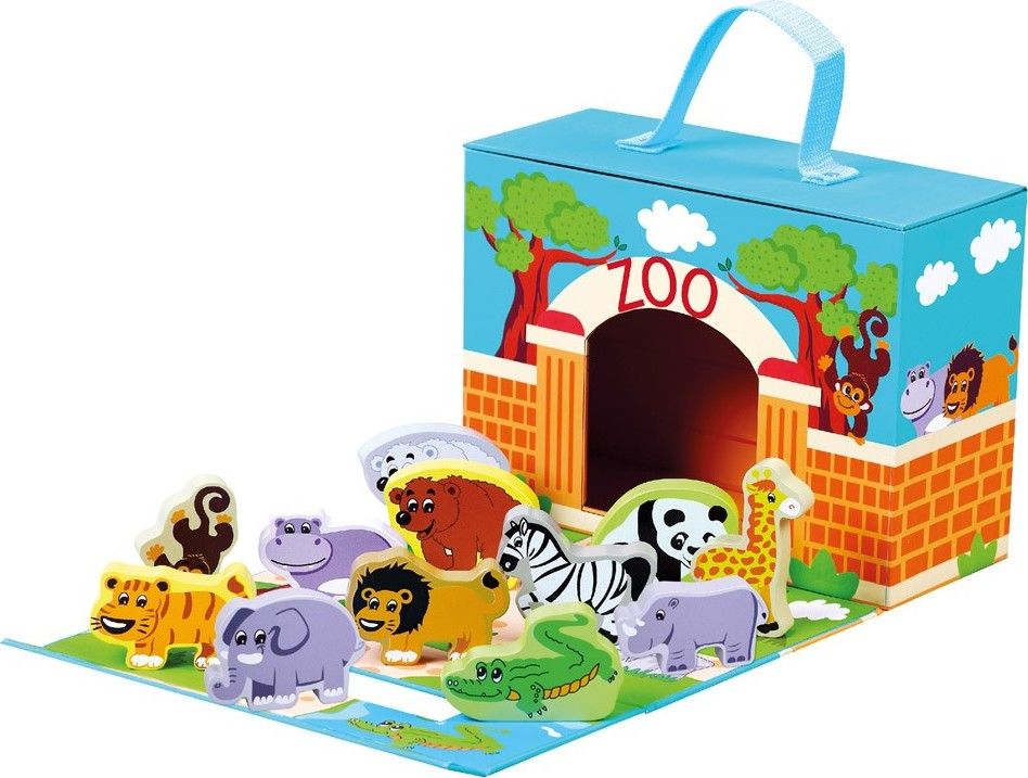 Bino Cestovní kufřík se zvířáky ZOO - obrázek 2