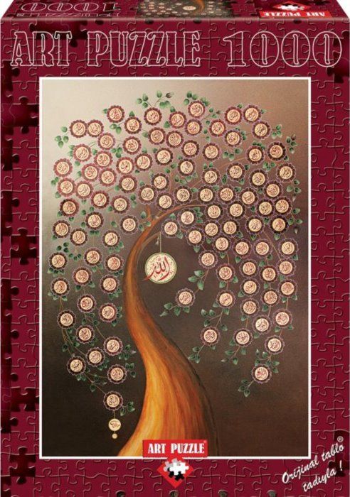 ART PUZZLE Puzzle 99 jmen Alláha 1000 dílků - obrázek 2