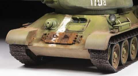 ZVEZDA Model Kit tank 3687 - Soviet Medium Tank T-34/85 (1:35) - obrázek 3