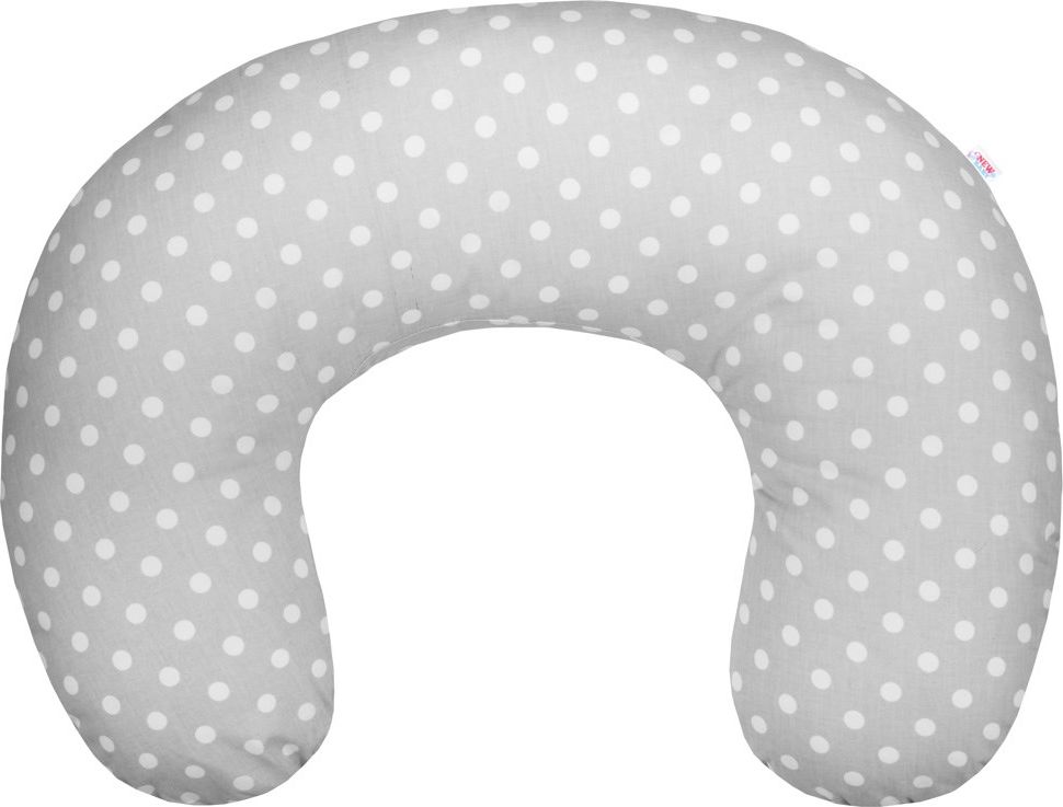 Kojící polštář New Baby šedý - obrázek 1
