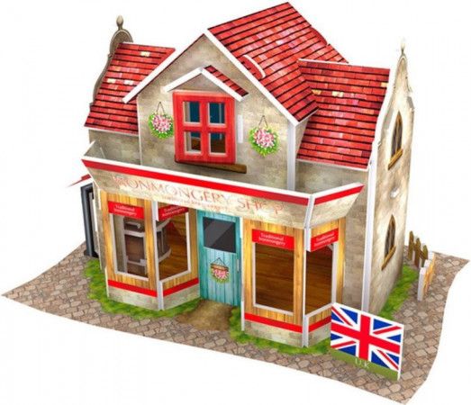 CUBICFUN 3D puzzle Britské železářství 34 dílků - obrázek 1