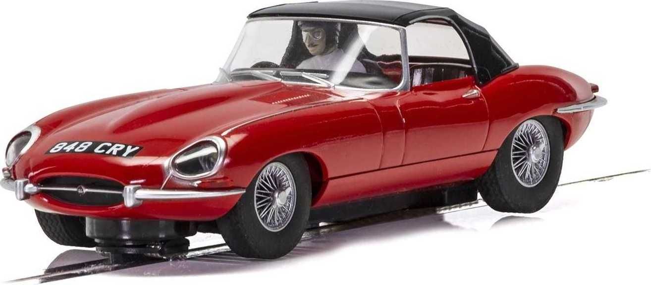 Autíčko Street SCALEXTRIC C4032 - Jaguar E-Type - Red 848CRY (1:32) - obrázek 1
