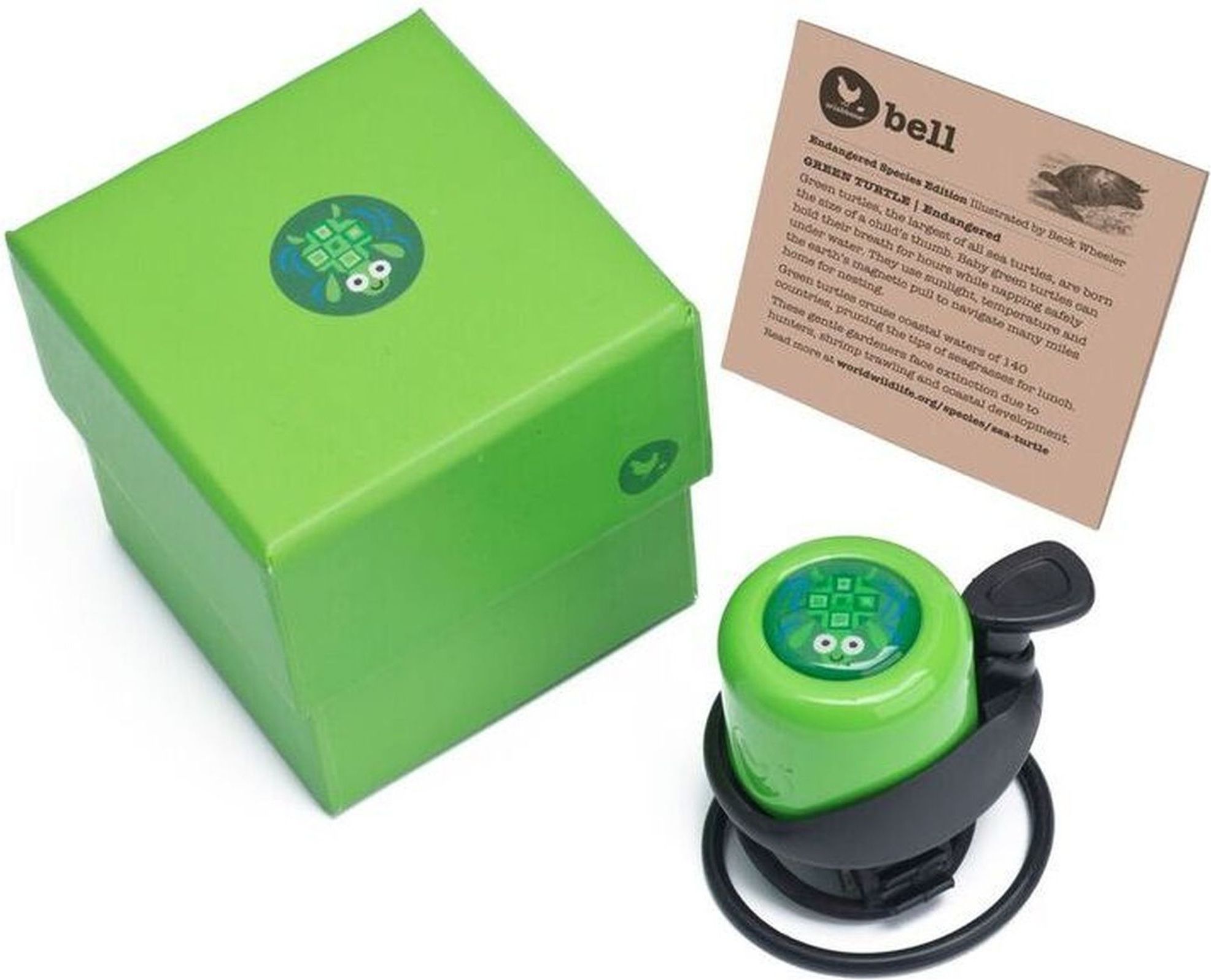 Wishbone Bike Bell Želva mořská - Green uni - obrázek 2