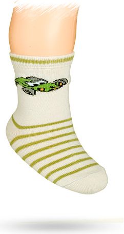 WOLA Kojenecké ponožky s obrázkem FORMULE šedé Velikost: 15-17 - obrázek 1
