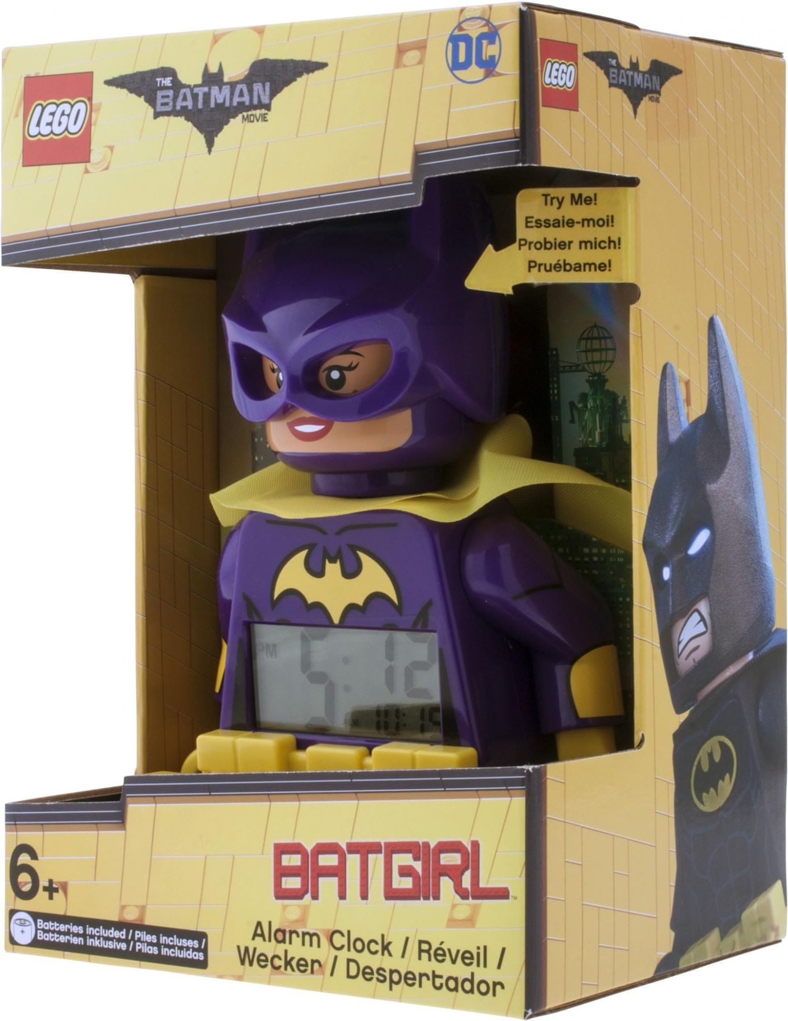 LEGO Batman Movie Batgirl - hodiny s budíkem - obrázek 1