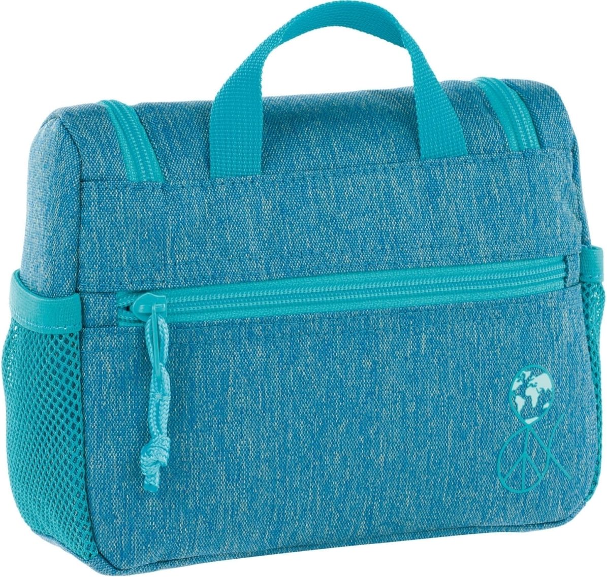 Lassig Mini Washbag About Friends - mélange blue uni - obrázek 2