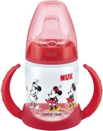 Nuk Kojenecká láhev na učení Disney Mickey 150 ml šedá - obrázek 1