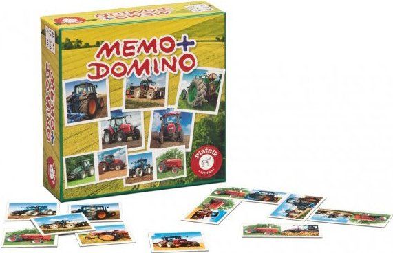 Pexeso a Domino PIATNIK 659492 Traktory - obrázek 1