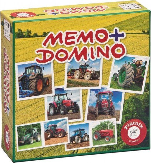 Pexeso a Domino PIATNIK 659492 Traktory - obrázek 2