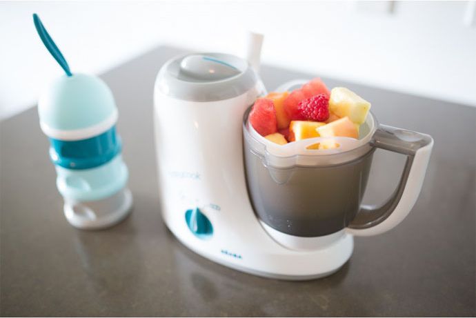BEABA Parní vařič+mixér BABYCOOK, šedá - obrázek 2