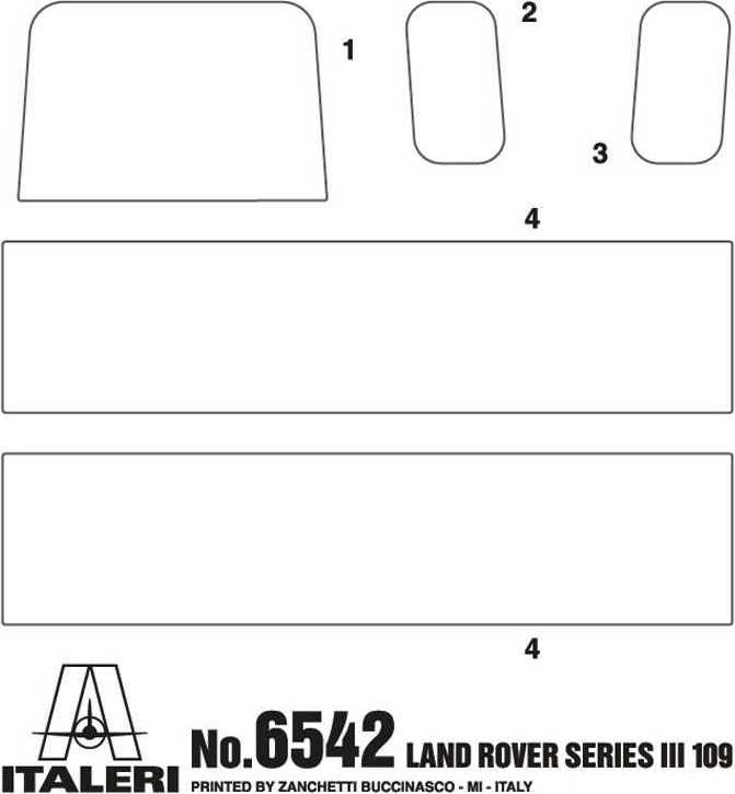 ITALERI Model Kit auto 6542 – LAND ROVER III 109 „Guardia Civil“ (1:35) - obrázek 9